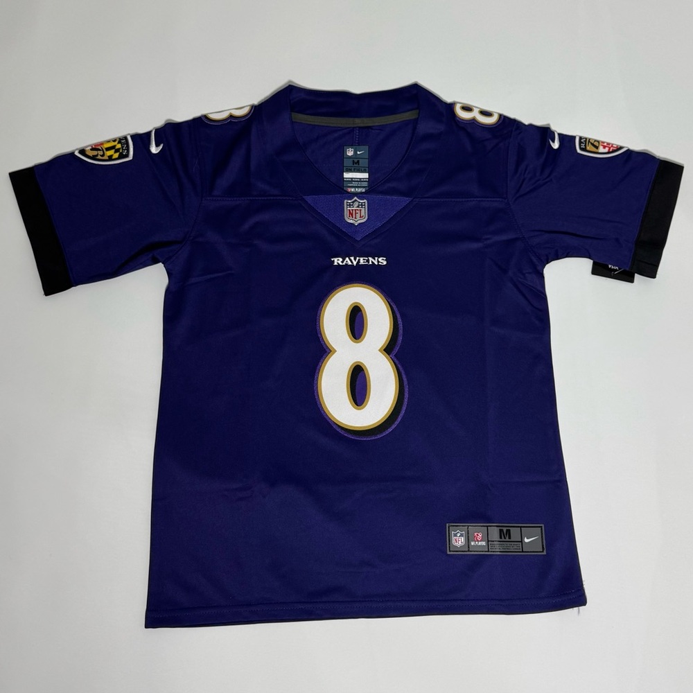 Youth Lamar Jackson Ravens jersey purple